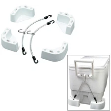 Attwood Marine Boat Cooler Mount Mounting Bracket Tie Down Kit Fishing ATV Truck