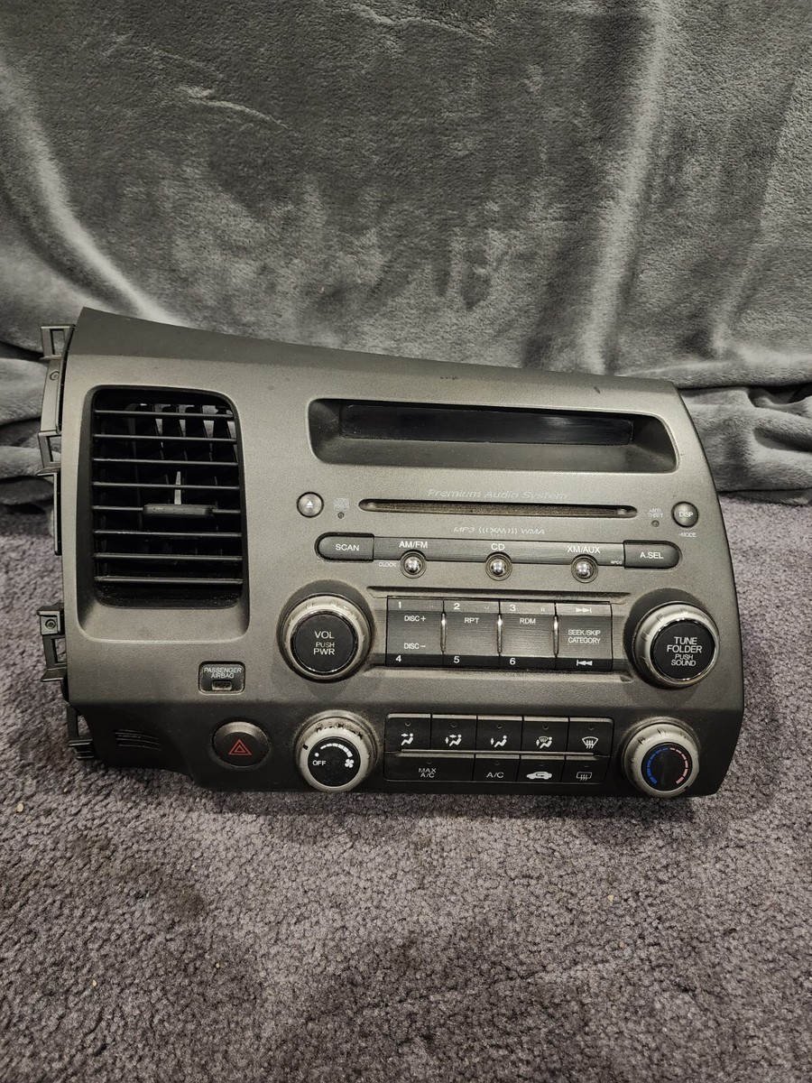 2006-2008 Honda Civic Radio Control Panel 06 07 08 39100SVAA11