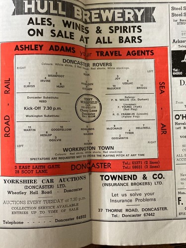 Workington HOME AWAY programmes League & Cup 1960s 1970s 1980s 1990s FREE POST - Picture 83 of 229