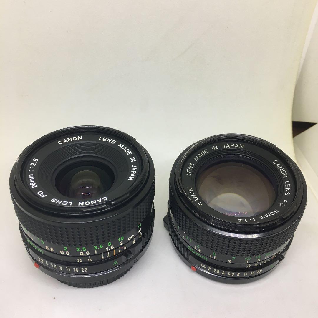 Canon Ae-1 Program Fd 50Mmf1.4 And 28Mmf2.8