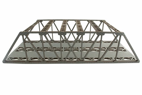 WWS Double Track Hi-Detail Grey MDF Girder Bridge 450mm – OO/HO Model Railway - Picture 3 of 8