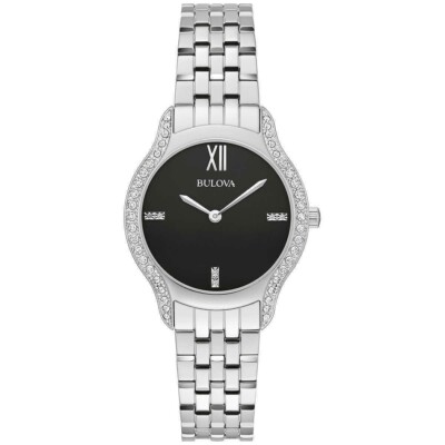 Bulova 96R249 Women s Quartz Diamond Bezel Watch - Retail Price $550