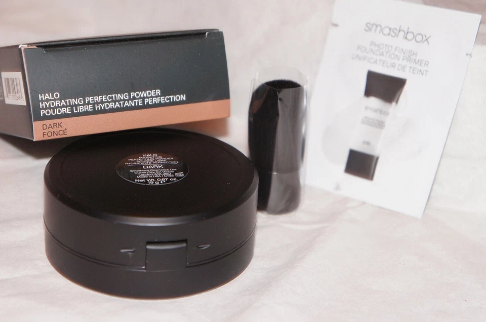 3X NIB Smashbox HALO hydrating perfecting powder - DARK Sealed .50 oz each - Image 4 of 4