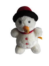 Steiff  990434 Werbefigur Pfanni Schneemann Schal + Mütze 26cm  Neu s. Fotos