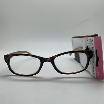Foster Grant Sight Station HEATHER GOLD TORT 2.50 Reading Glasses  READERS