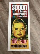 Spoon Warehouse Live Houston 11/1/2007 Show Poster