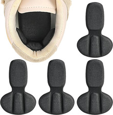 Back of Heel Cushion Pads 4Pcs Mesh Adhesive Heel Grips Inserts for Boots Black