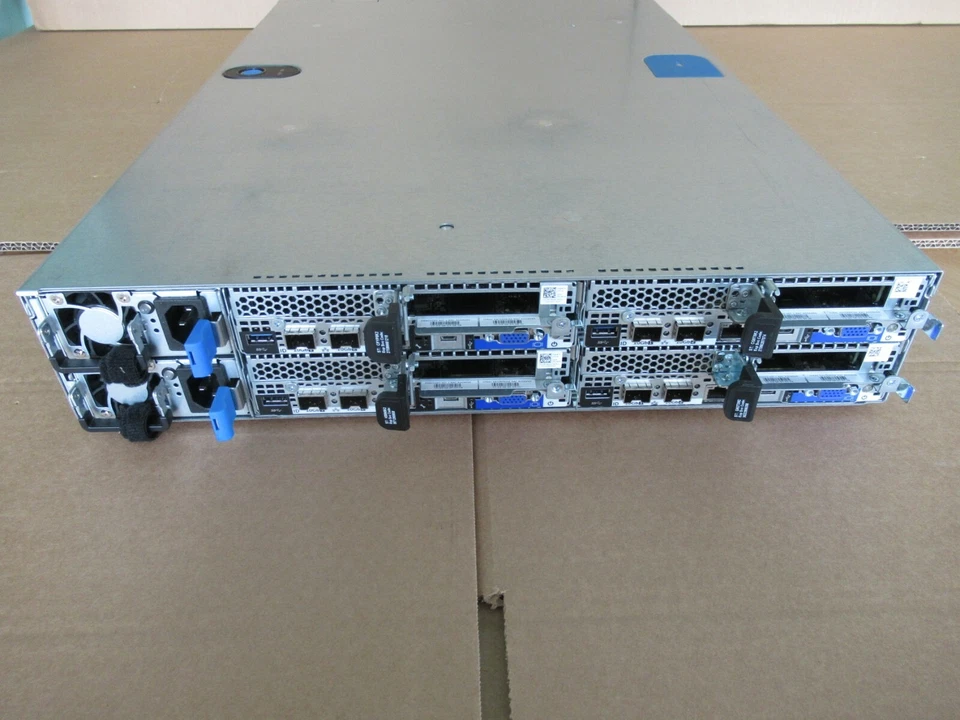Dell PowerEdge XC6320 C6320 C6300 4 node Server 8 x E5-2620 V3 512GB Ram 24 SFF - Image 2 of 4