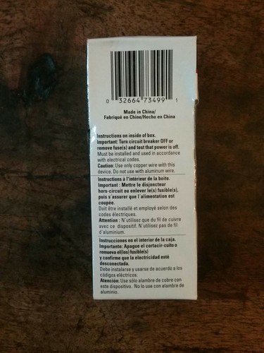 Cooper/Arrow Hart 1242-7W Heavy Duty 4-Way Switch w/ Ground, 15A-120/277V, White - Picture 4 of 6