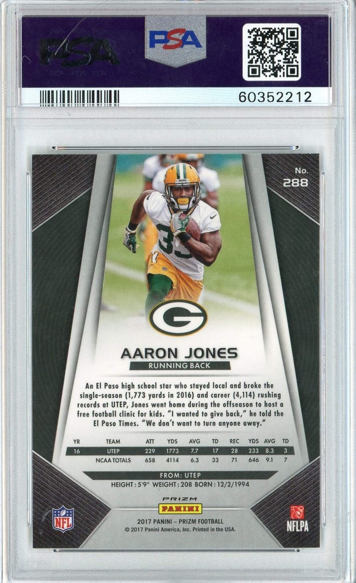 2017 Panini Prizm - Rookies Aaron Jones #288 (RC) for sale