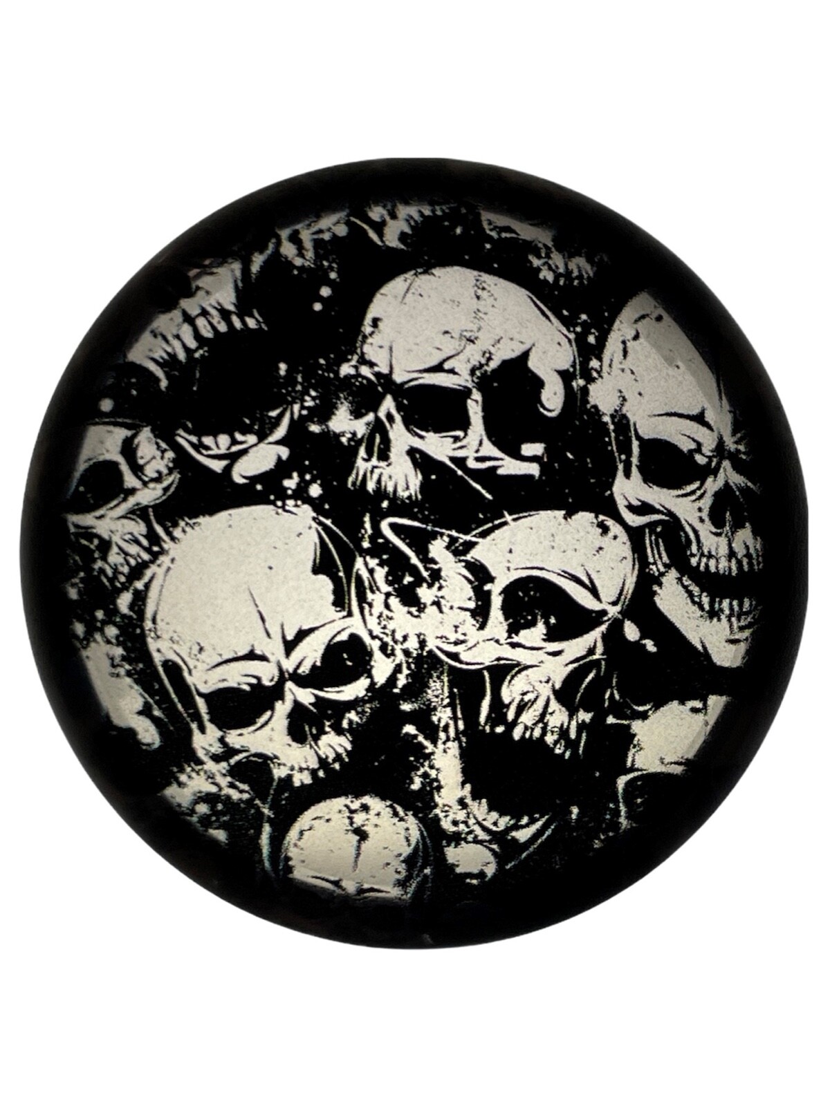 Kustom Cycle Parts Skulls Theamed Smoke Bullet Turn Signal Light Lens