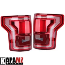 LED Tail Lights Assembly For 2015-2016 2017 Ford F150 F-150 w/Blind Spot Pair