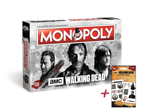Monopoly The Walking Dead AMC juego de mesa juego de mesa + artículos adicionales - Imagen 8 de 9