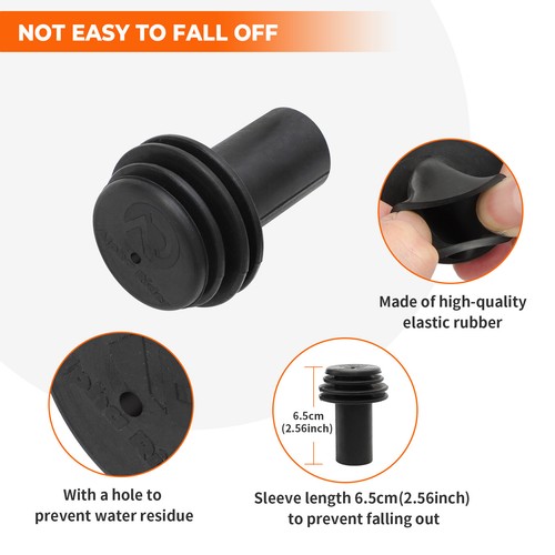 4x Universal RV Cover Rescue Gutter Spout Damage Ball Protector Plug Cover Black eBay