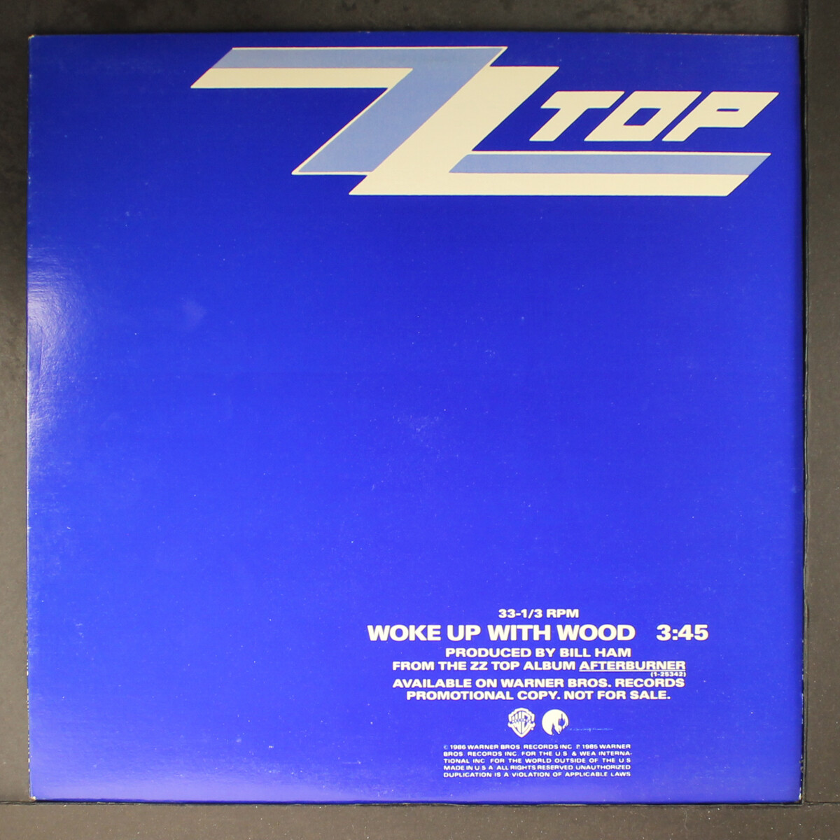 ZZ TOP: woke up with wood / same WB 12