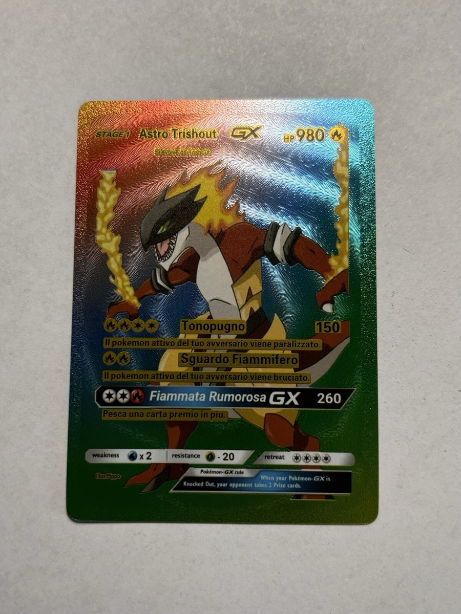 カードダスその他 toshow ASTRO TRISHOUT GX Rainbow Foil Fan Art Display Card - Mint/NM | eBay