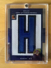James Hardy Bills 2008 Topps Lettermen Patch #'d 1/9!