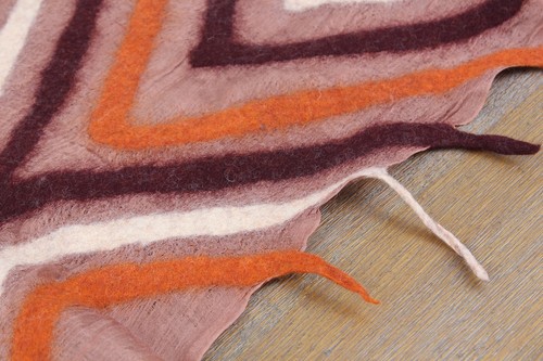 Felt Scarf Nuno Felted Shawl 18.90 x 79.53" Brand New Fast Shipment 15927 - Picture 9 of 10