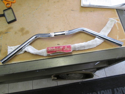 Biltwell Chrome 1'' Non Dimpled Handlebar British Customs Triumph CL02-040B