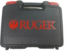 Ruger Lockable Pistol Case Fits Most Handguns Hard Plastic w/ Foam 12 x 9 x 3.75