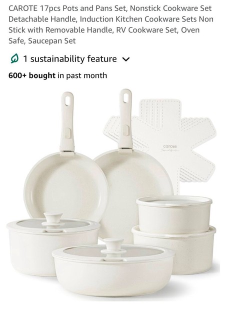 granite cookware set (17 Pcs)