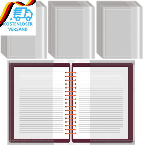 Buchumschlag A4 Transparent,20 Stück Heftumschläge A4 Transparent,Buchhülle & Um - Bild 10 von 12
