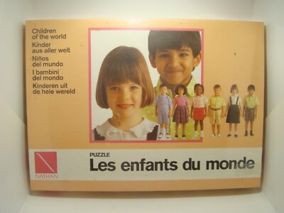 Nathan Les enfants du monde The Children of the World Puzzle 1991 SEALED