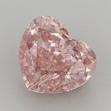 4.01 Cts HEART Fancy Vivid Pink VS1 Clarity IGI CERTIFIED LAB GROWN Diamond