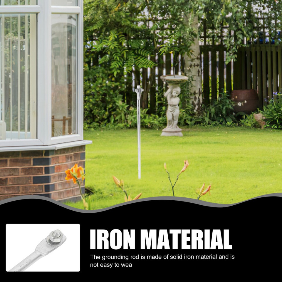 Grounding Wire Electric Fence Ground Rod Iron Ground Post Pin For