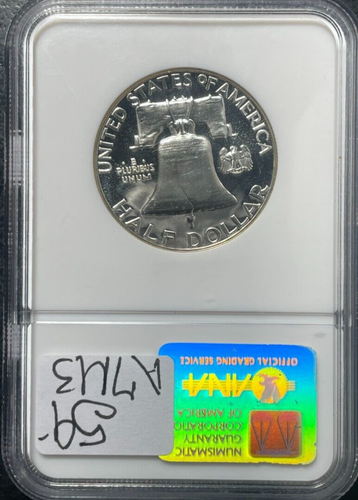 Medio dólar de plata Franklin 1963 - NGC PF68 ~hermosa moneda~ - Imagen 4 de 4