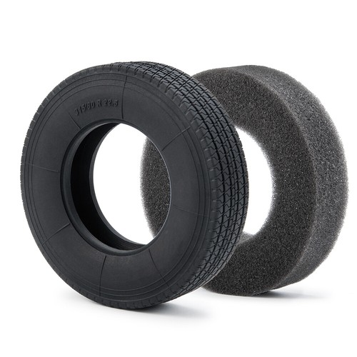2/4PCS Gummireifen Radreifen Upgrade für 1/14 Tamiya Tractor Truck RC Car - Bild 7 von 15