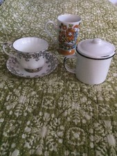Cups Tea Cups Candle Lot Vintage