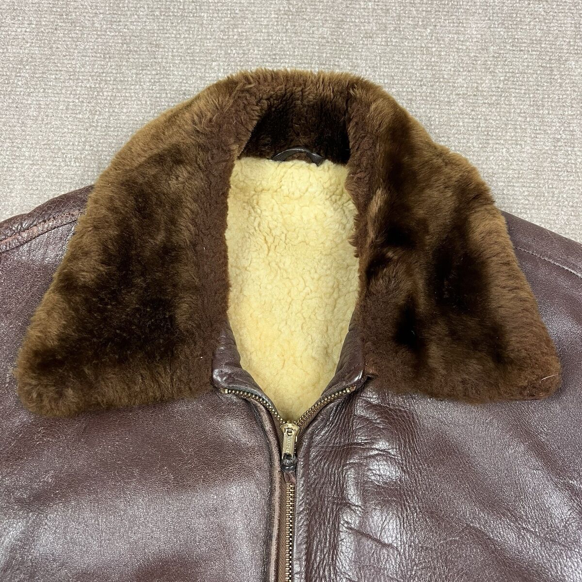 Vintage 50s Howard Horsehide Leather G1 Bomber Jacket Size Vintage 50s Howard Horsehide Leather G1 Bomber Jacket Size