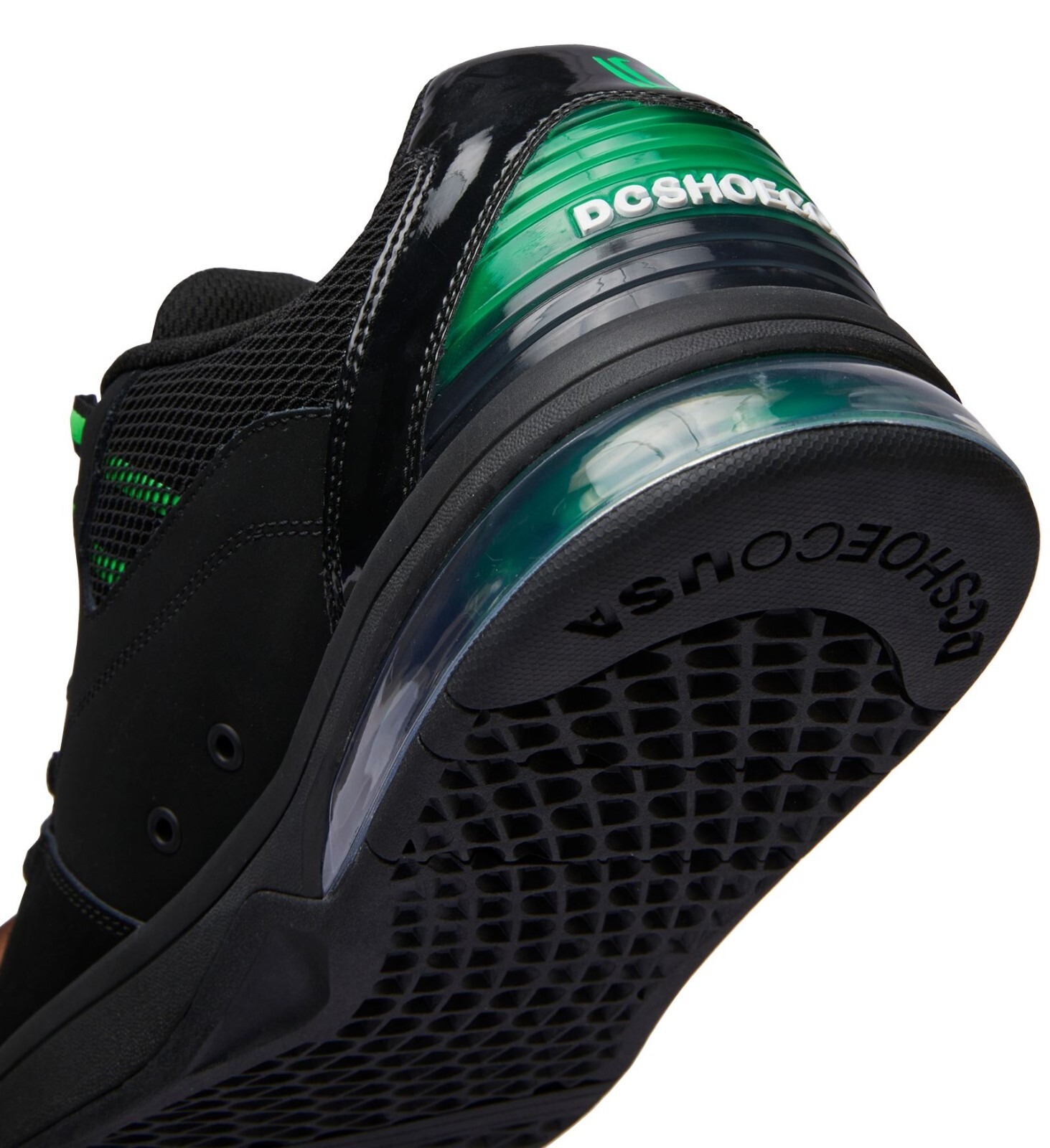 DC Mens Leather Skate Shoes X Star Wars Versatile Black Green Trainers