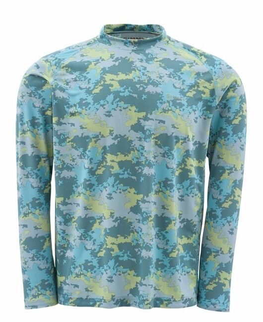 Simms SOLARFLEX Shirt Long Sleeve Saltwater Camo NEW Small Closeout Simms SOLARFLEX Shirt Long Sleeve Saltwater Camo NEW Small Closeout