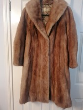 Vintage Canada Majestic Mink Fur Coat Tan