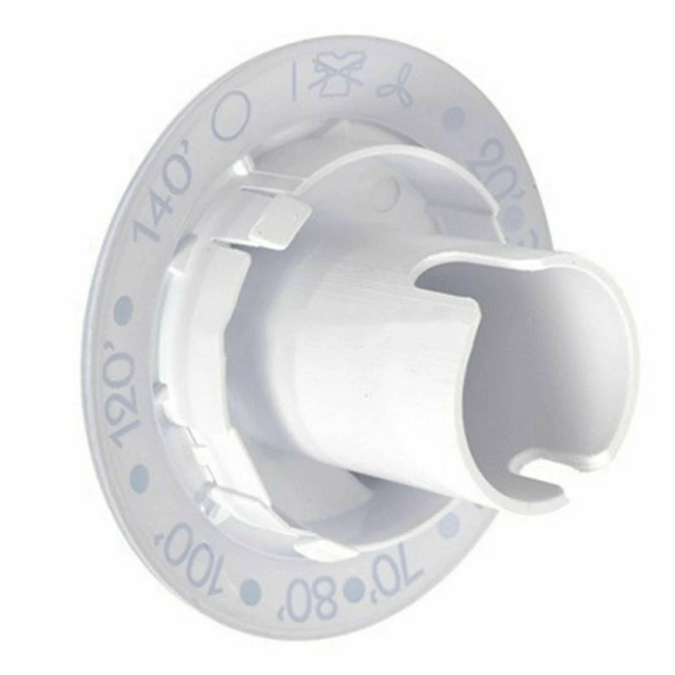 Genuine Whirlpool Tumble Dryer Temperature Control Timer Knob Dial White AWZ - Image 2 of 2