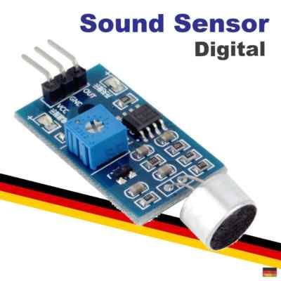 Geräuschsensor Mikrofon Sound Sensor Modul Raspberry Pi Arduino Lautstärke