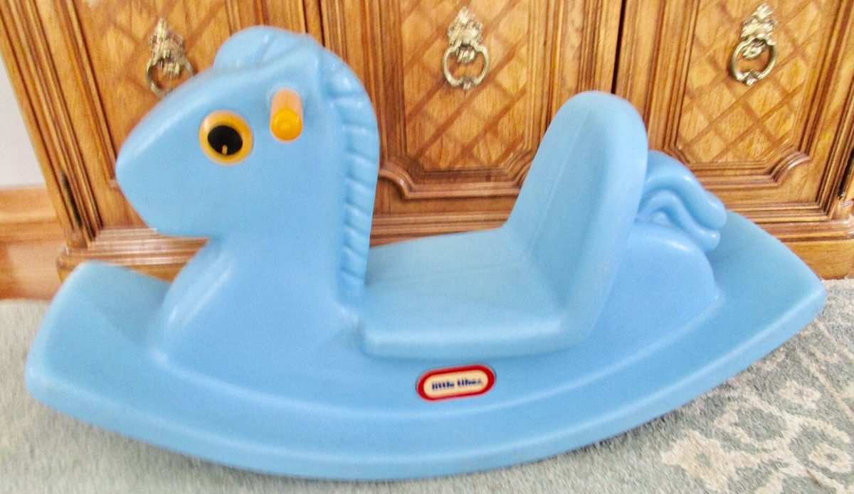 HOT Horse Blue Little Tikes Rocker Toy Little Tikes Blue Horse