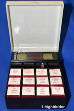 Vtg 1930 3D Tru-Vue Bakelite Case w Viewer 12 Early Red  White Stereoviews