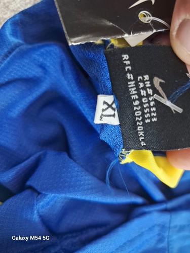 New Nike CABJ Boca Juniors Pepsi Jersey Vintage Blue Soccer Adult Mens X Large - Picture 5 of 11