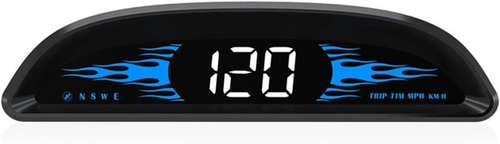Car Head-Up Display Digital GPS Navigation Speedometer Dual System Display with