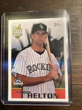 1996 Topps Todd Helton Draft Pick Rookie No. 13 RC 🔥🔥