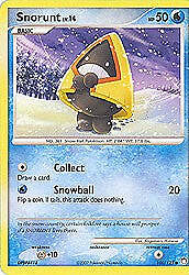 Pokemon Diamond & Pearl Mysterious Treasures- Snorunt Card 100/123