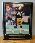 Rod Woodson Steelers NO 26 Signed 8 X 10 Framed Photo wall plaque with COA