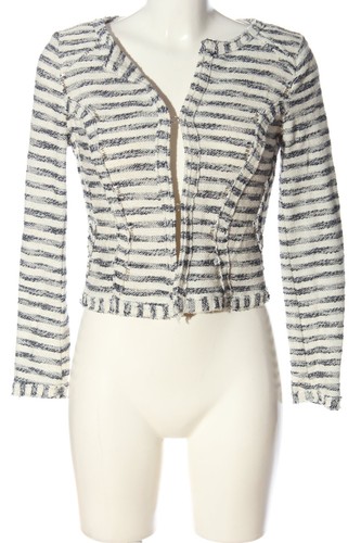FRACOMINA Veste en fausse fourrure Dames T EU 34 blanc cassé-brun-noir
