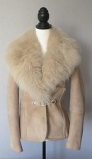 Gucci Ladies Shearling Sheepskin Leather Jacket