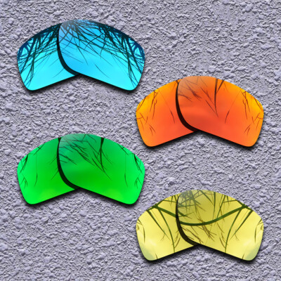 Blue&Red&Green&Golden Replacement Lenses For-Oakley Triggerman OO9266 Polarized