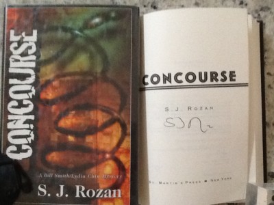 S J Rozan SIGNED ''Concourse'' 1995 Murder Mystery1 Ed HC/DJ Bill Smith Lydia Chin