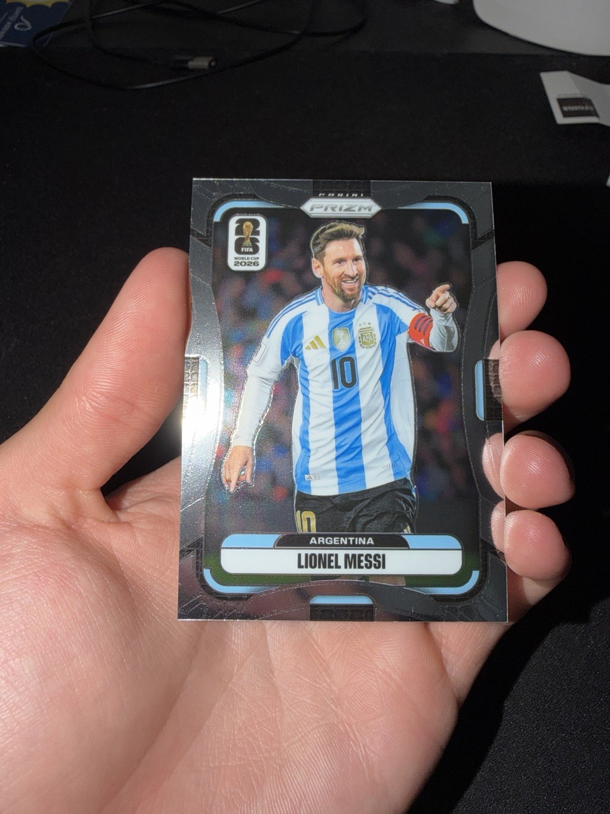Panini 2026 Prizm FIFA World Cup Lionel Messi Argentina #10 VARIATION view 2